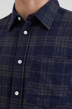 Algot Relaxed Wool Check Shirt