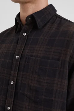 Algot Relaxed Wool Check Shirt