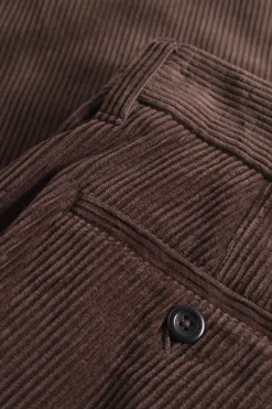 Aros Regular Wide Wale Corduroy Chino Espresso