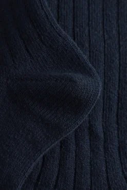 Bjarki Cashmere Wool Blend Rib Sock