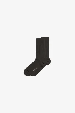 Bjarki Cashmere Wool Blend Rib Sock