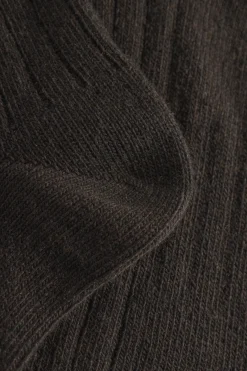 Bjarki Cashmere Wool Blend Rib Sock