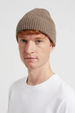 Cashmere Rib Beanie