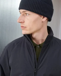 Cashmere Rib Beanie