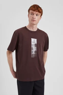 Holger Organic Interlock Tower Print T-Shirt