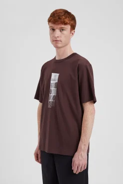 Holger Organic Interlock Tower Print T-Shirt