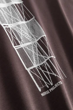Holger Organic Interlock Tower Print T-Shirt