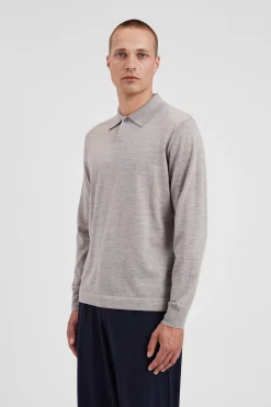 Jon Tech Merino LS Polo