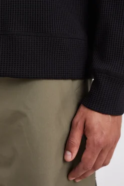 Kristian Relaxed Tech Waffle Sweater