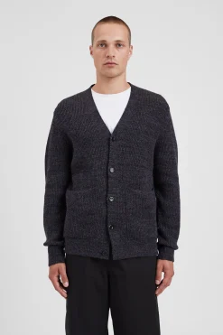 Loki Wool Cotton Rib Cardigan