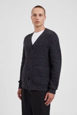 Loki Wool Cotton Rib Cardigan