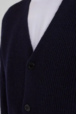 Loki Wool Cotton Rib Cardigan