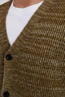 Loki Wool Cotton Rib Cardigan