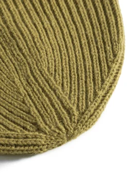 Merino Lambswool Rib N Logo Beanie