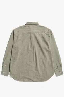 Mo Oversized Striped Shirt