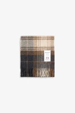 Moon Checked Merino Lambswool Scarf
