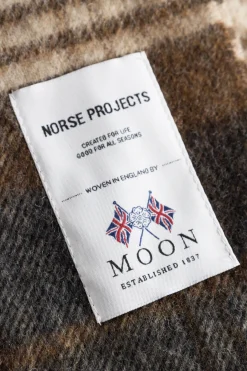 Moon Checked Merino Lambswool Scarf