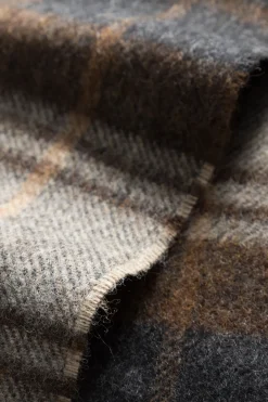 Moon Checked Merino Lambswool Scarf