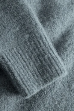 Rasmus Relaxed Brushed V-Neck Sweater