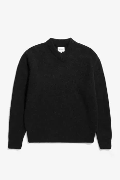 Rasmus Relaxed Brushed V-Neck Sweater