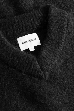Rasmus Relaxed Brushed V-Neck Sweater
