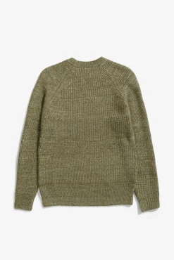 Roald Wool Cotton Rib Sweater