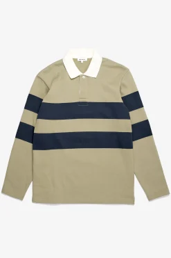 Ruben Brushed Stripe LS Polo