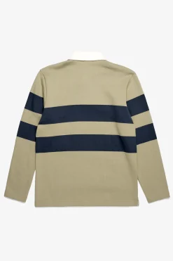 Ruben Brushed Stripe LS Polo
