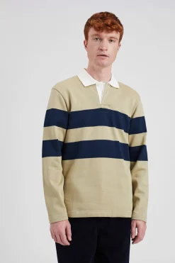 Ruben Brushed Stripe LS Polo