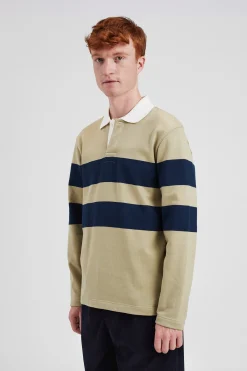 Ruben Brushed Stripe LS Polo