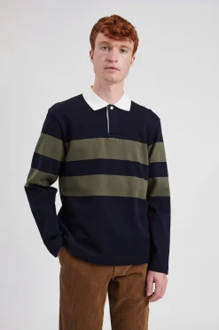 Ruben Brushed Stripe LS Polo