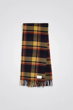 Virgin Wool Checked Scarf