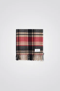 Virgin Wool Checked Scarf